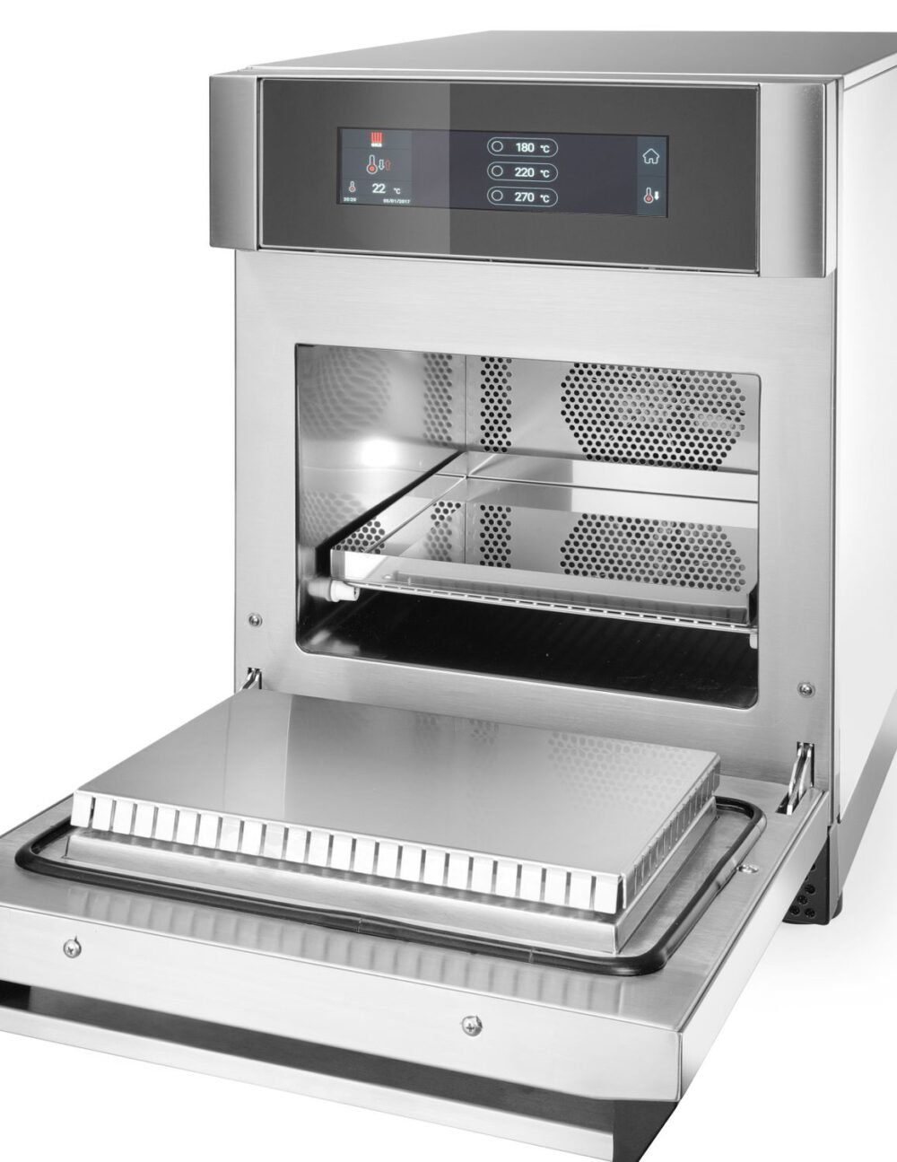 Greitaeigė krosnelė, Tecnoeka, Sidabro, 230V/3680W, 420x632x(H)630mm