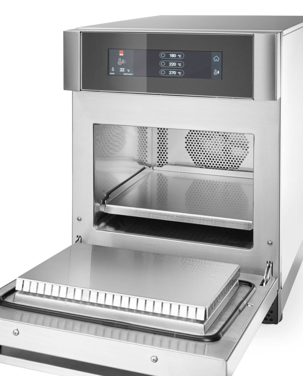 Greitaeigė krosnelė, Tecnoeka, Sidabro, 230V/3680W, 420x632x(H)630mm